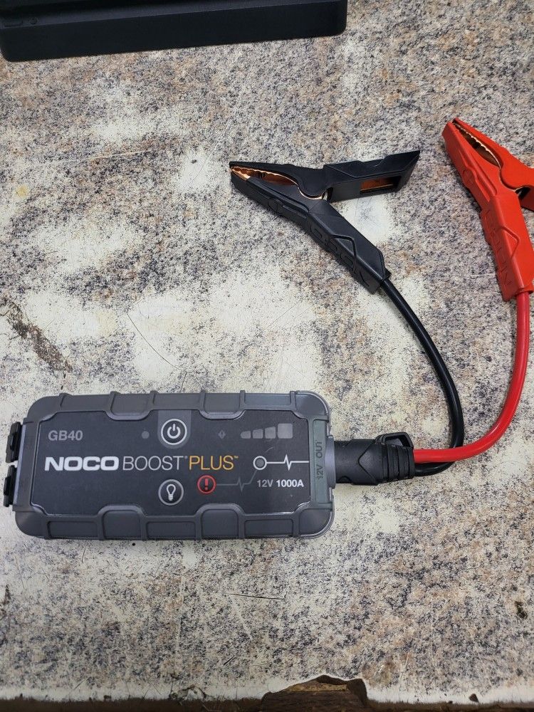 NOCO Boost GB40: 1000A UltraSafe Jump Starter – 12V Lithium Battery Booster Pack, Portable Jump Box