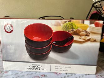 8 Piece Set Ceramic Appetizer Set