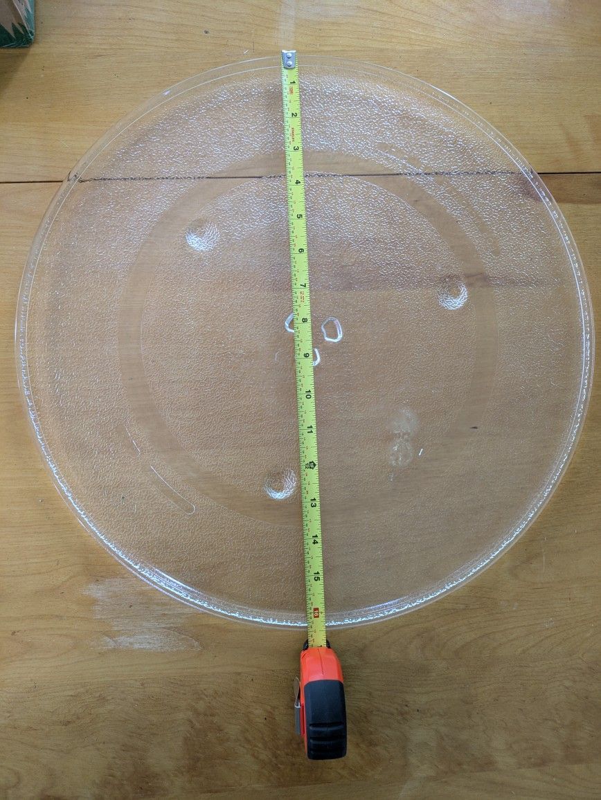 Sharp Microwave Glass Turntable Tray – 16.5” Diameter – Brand New