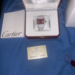 Bust down Cartier Red Face 