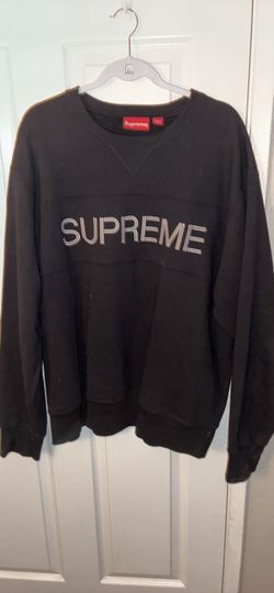 Supreme zig zag stitch crewneck