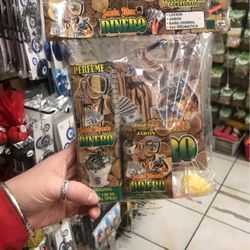 Kit De La Santa Muerte Hierbas -perfume Preparado - Jabon Y Incienso