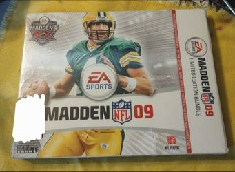 Very rare true collectible madden 09 strategy guide factory sealed 2 books