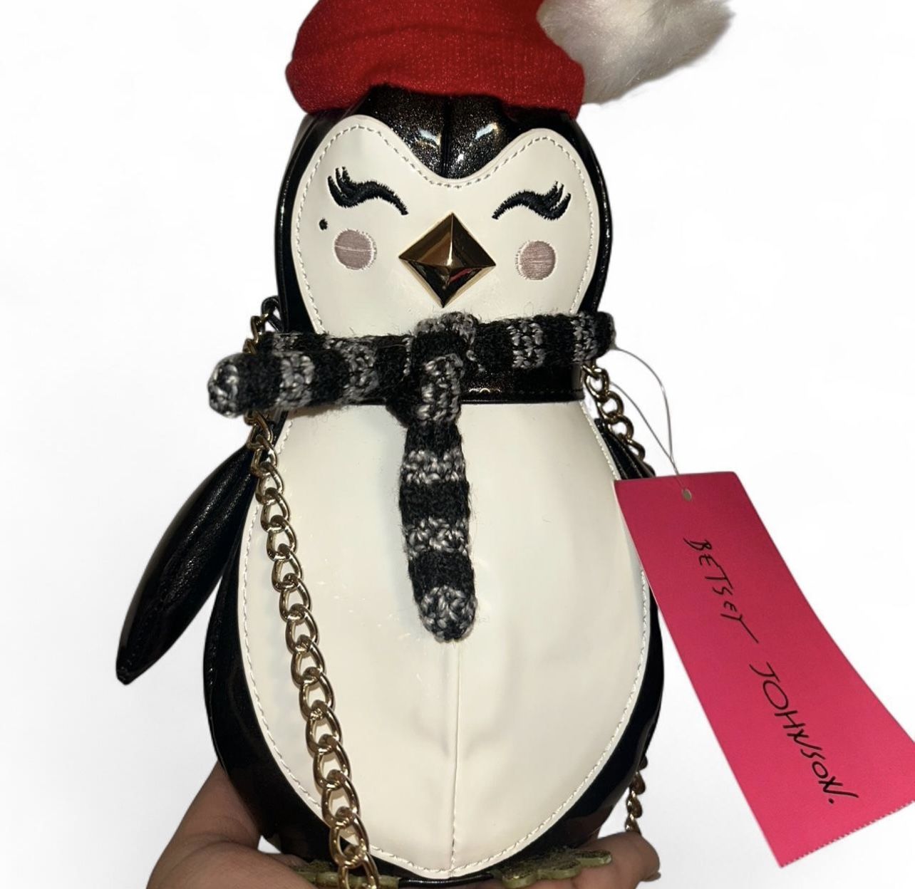 Betsey Johnson penguin crossbody bag