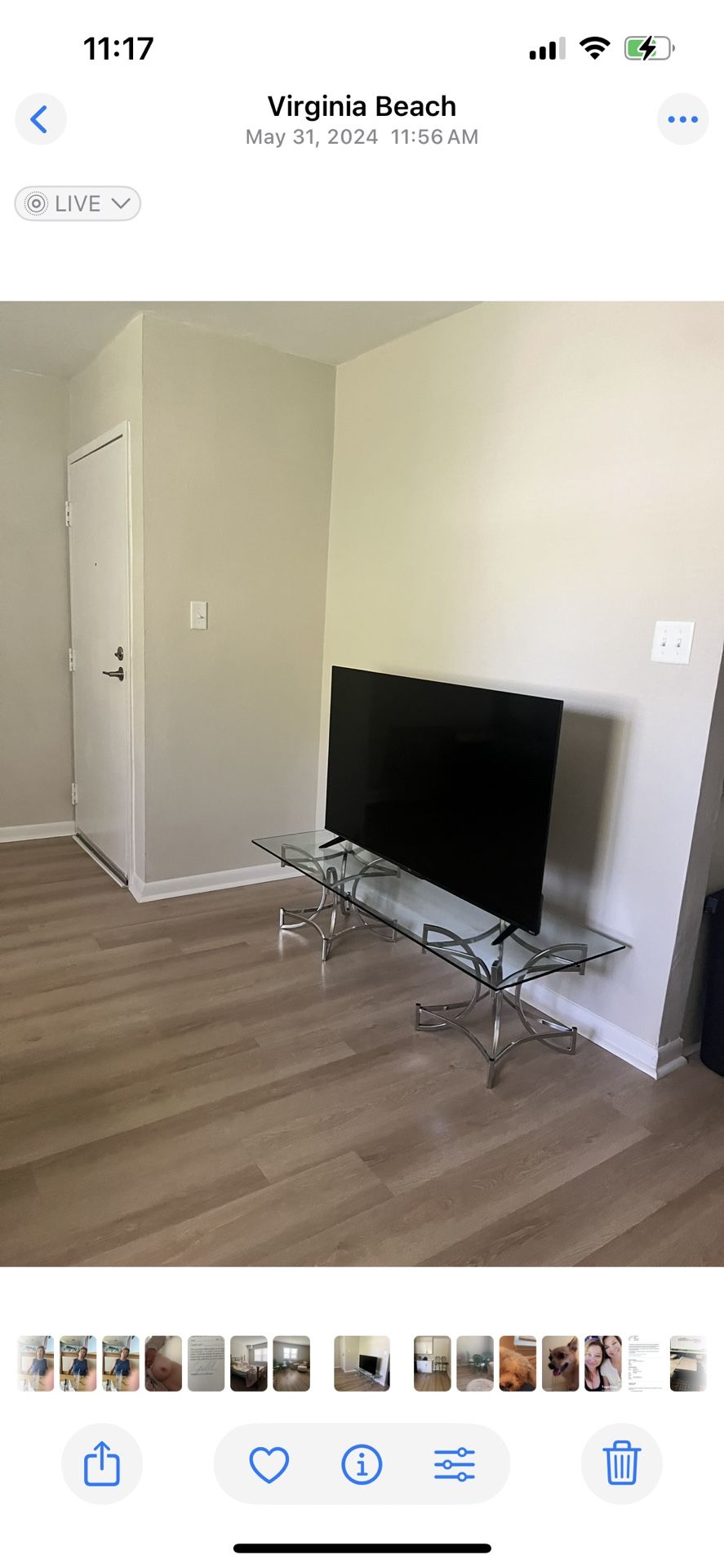 Glass Table For TV