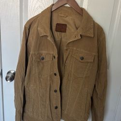 Men’s Corduroy Brown Jacket Size L 