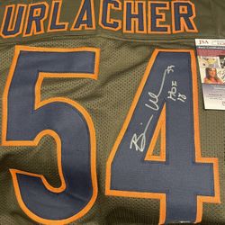 Brian Urlacher Signed Custom Field Jersey 