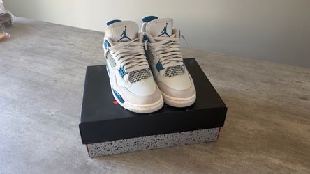 Air Jordan 4 Retro Military Blue 2024 Size 9.5 Men's FV5029-141 With Box