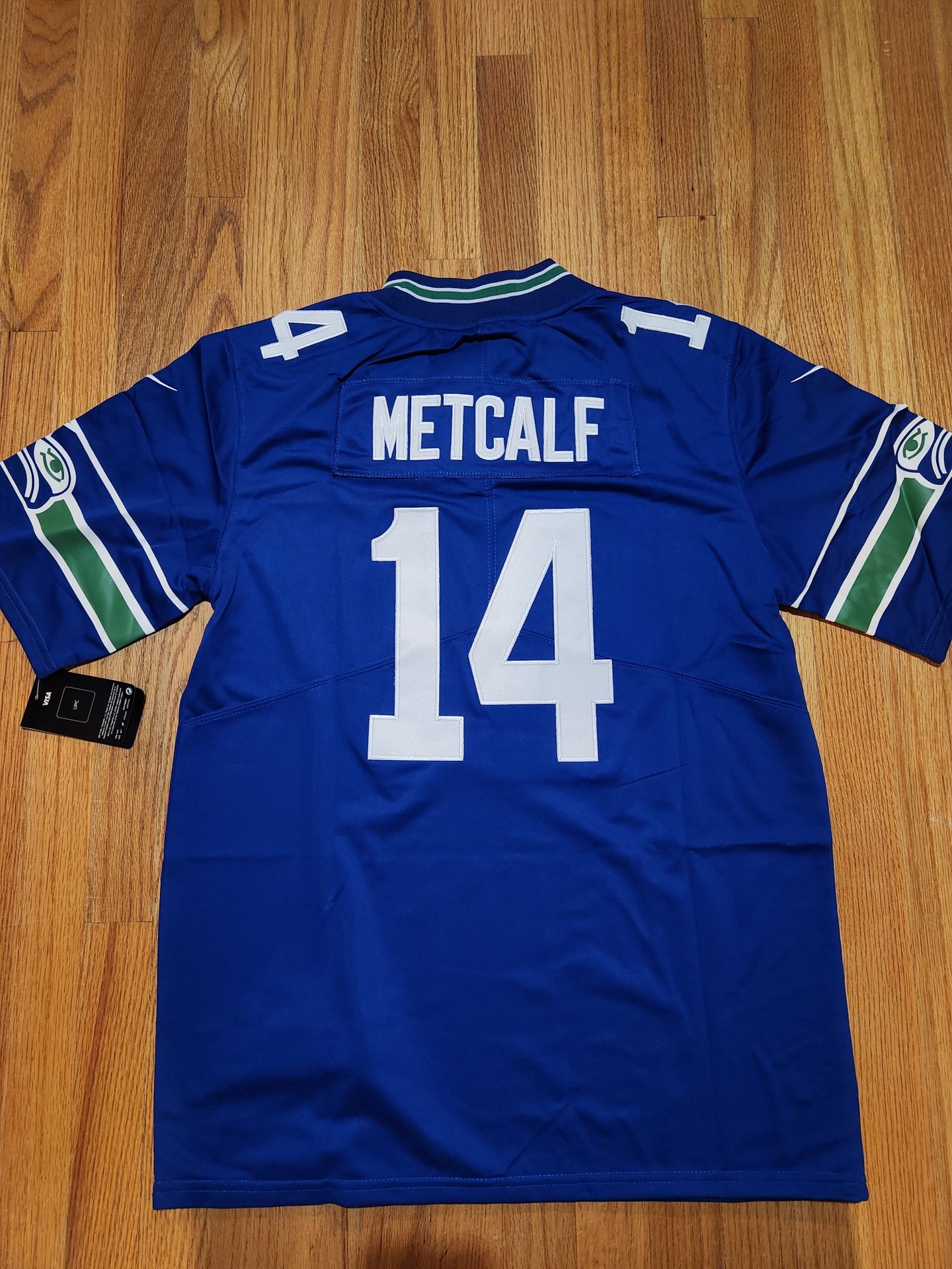 2025NFL Seattle Seahawks Seattle Seahawks 14# Metcalf Rugby Man