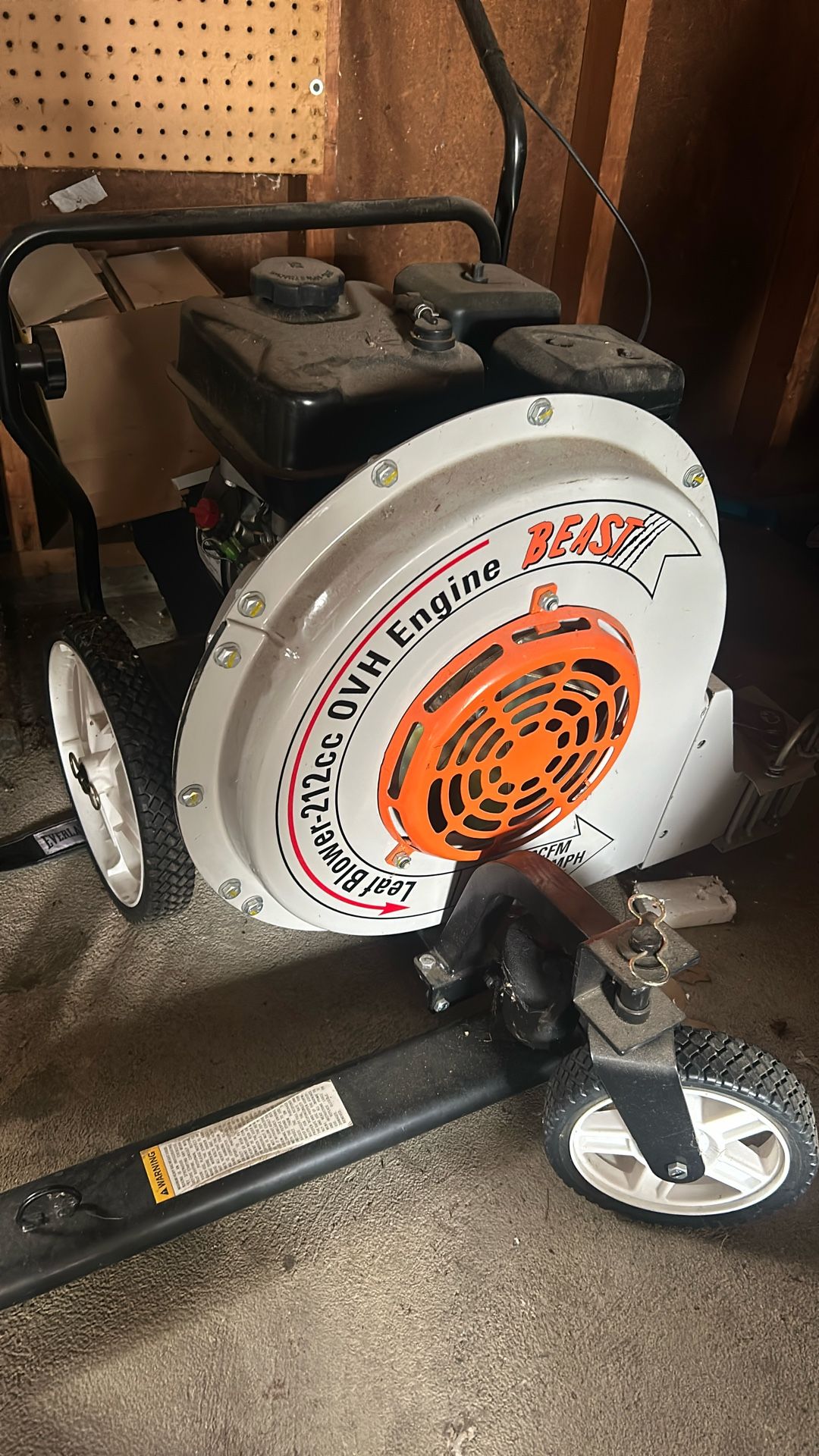Leaf Blower- 212 cc OVH Engine BEAST