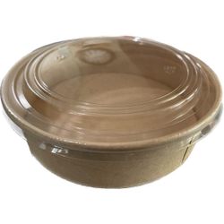 Microwaveable 32oz Kraft Round Box 300 set/box