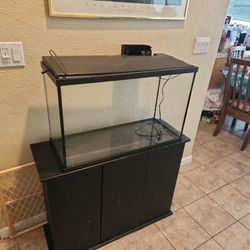 Fish Tank With Stand And Top With Light 