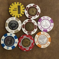 Vintage Poker Chips 