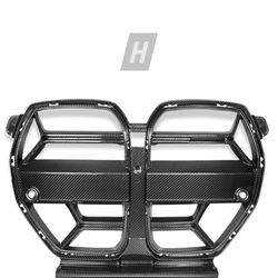 GSL STYLE DRY CARBON FIBER FRONT GRILL - BMW G80 M3 | G82 / G83 M4