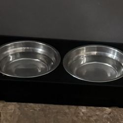 Niubya Elevated Dog Bowls with 2 Stainless Steel Dog Food Bowls, Raised Dog Bowl Adjusts to 5 Heights (3.15", 8.66", 9.84",11.02", 12.2") for Small Me