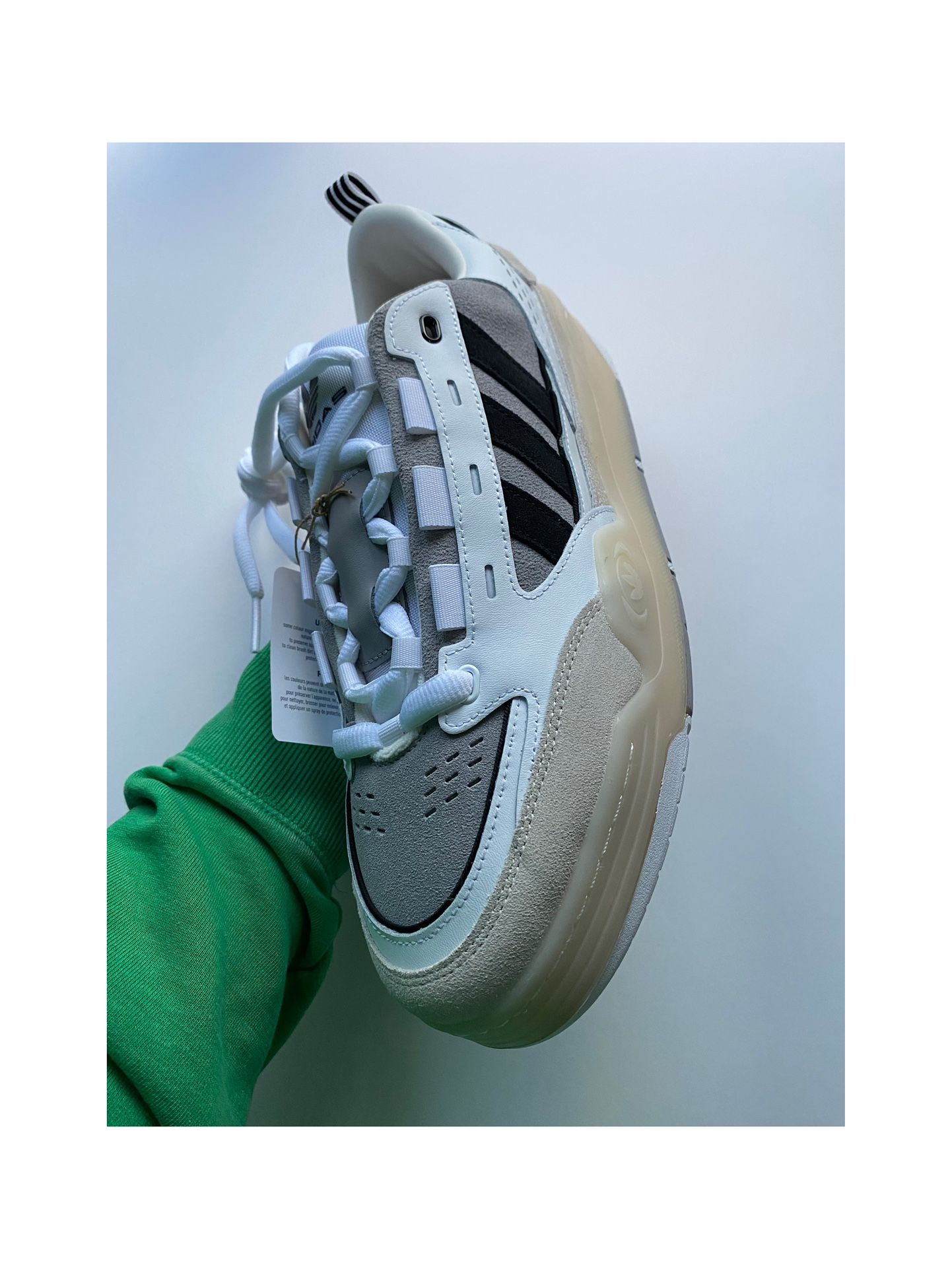 Adidas ADI2000 Chalk White Black men’s sz 13 NEW NO BOX! 