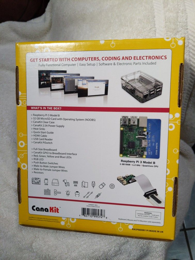 Canakit Raspberry PI 3 Ultimate Kit New Computers & Accessories