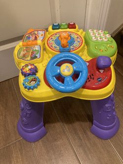 Vtech Magic Learning Table With Wonderful Activities  In English & Spanish