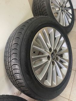 2007 to 2026 very good rims with new tires tread10/32 fit Camry and Avalon