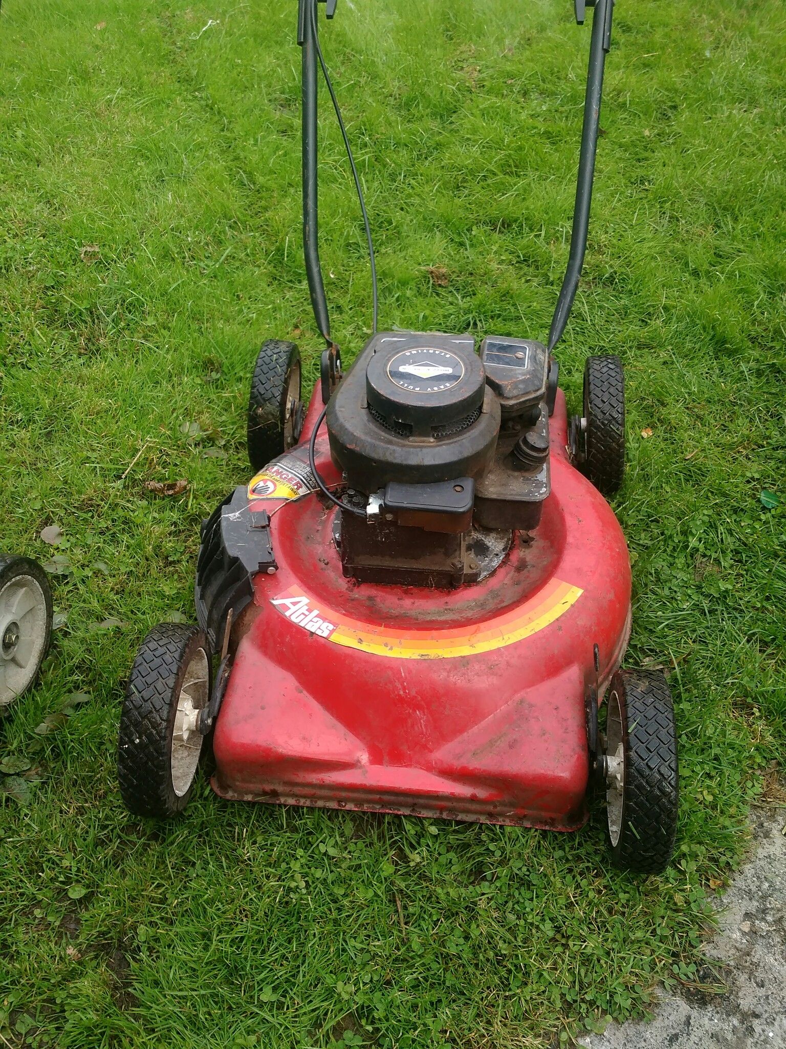 Older lawn mower