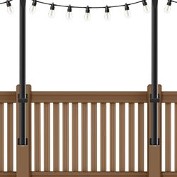 Brand new 2 Pack 5Ft String Light Poles