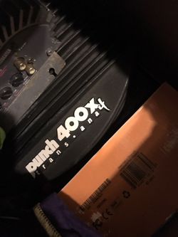 Rockford Fosgate 400 x4 old school amp