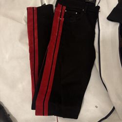 Amiri Jeans Red Stripe Size 32 Clean 