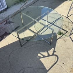 Round Glass Coffee Table