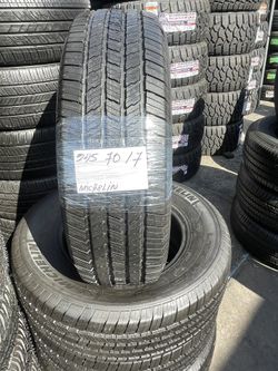 245/70/17 Michelin! Set of four tires installed and balanced ! Set De 4 Llantas Instalación Y Balanceo