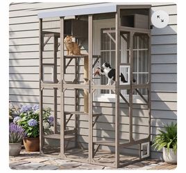 Cat Window Catio-Expandable Outdoor Living Space for Multi-Cat Homes-PET94