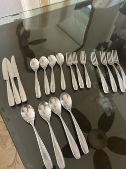 Fork , spoon , knife
