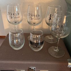 Wine Glasses-Stem And Stemless 8 Total