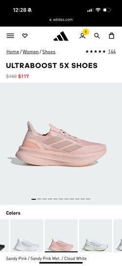 ULTRABOOST 5X SHOES Sandy Pink / Sandy Pink Met. / Cloud White