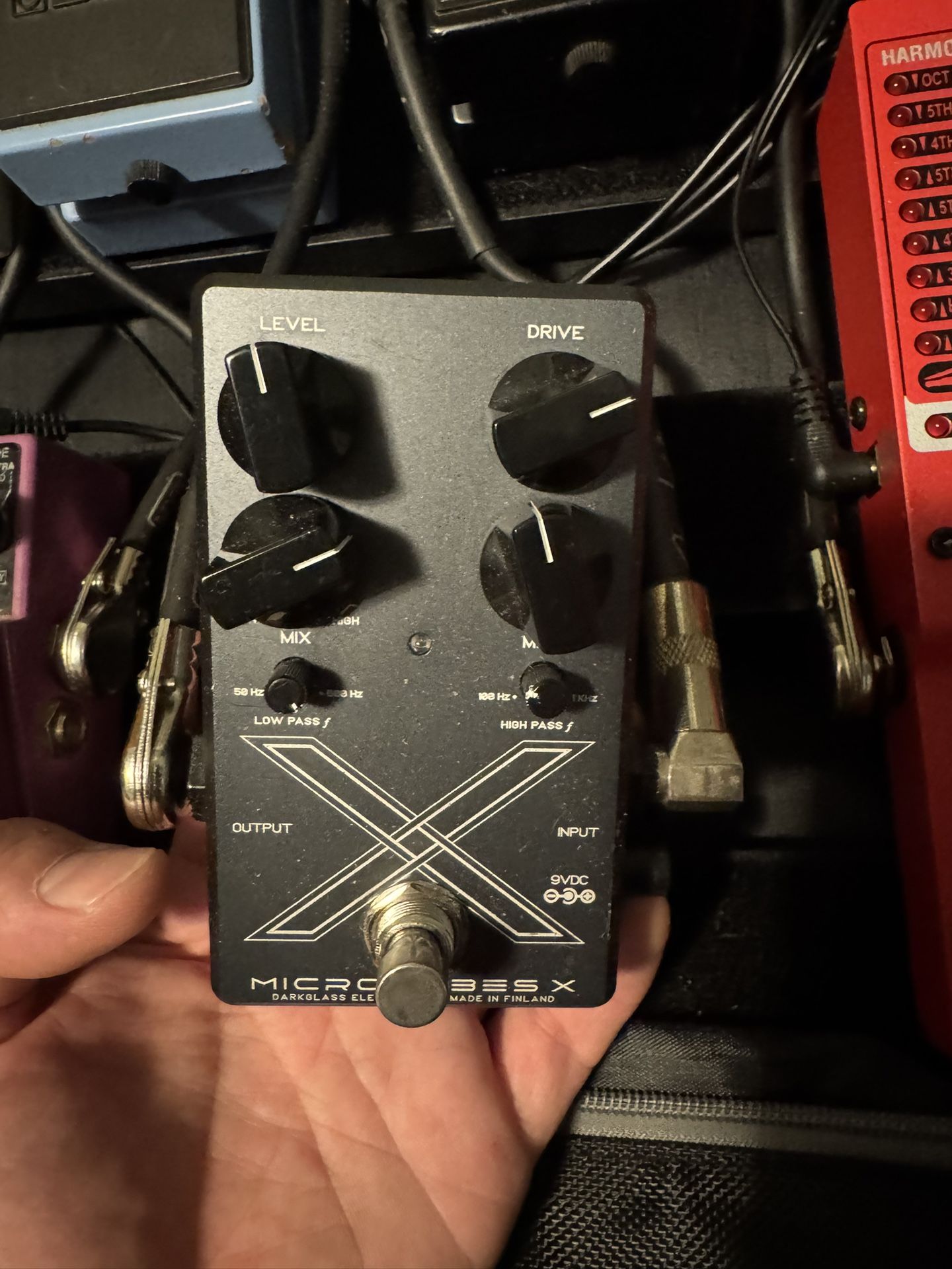 Dark Glass Bass Distortion Pedal