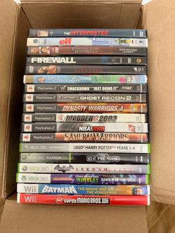 Mixed Lot of DVDs and Video Games