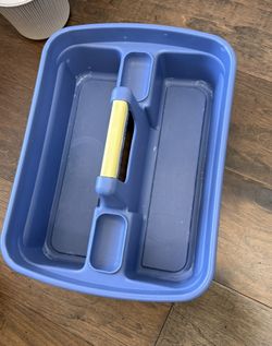 Cleaning products Plastic Tote Tool & Deluxe Supply Cleaning Caddy, Blue great quality