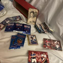Assorted Baseball, Football, Hockey Cards