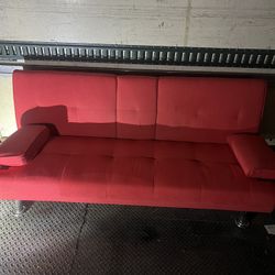 Red Sleeper Couch 