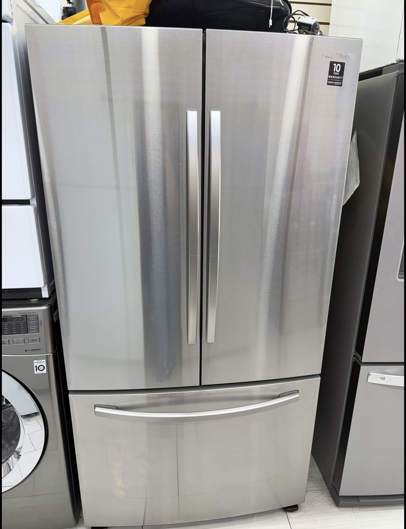 Samsung French door refrigerator 36w 27d 69h