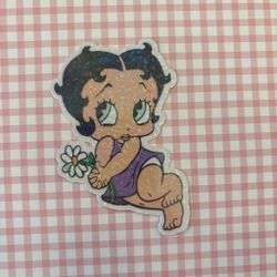 Holographic Betty boop sticker