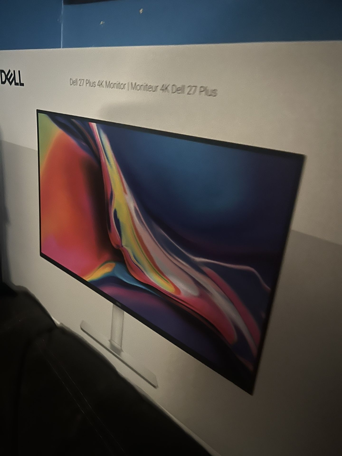 Dell 27 Plus 4K Monitor - S2725QS - 27-inch 4K (3840 x 2160) 120Hz 16:9 Display, IPS Panel, AMD FreeSync Premium, sRGB 99%, Integrated Speakers, 1500: