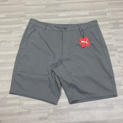 New Puma Golf Shorts Men’s Size 36 Gray Msrp $65
