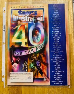 Sports Illustrated 40th Anniversary Edition September 1994