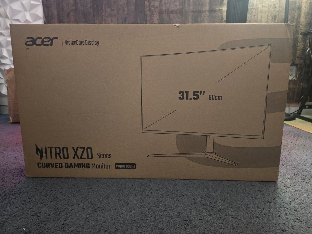 Acer Nitro 31.5 Inch WQHD 1440p 180Hz (2024)