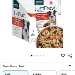 Just Fresh Home Cooked Dog Food