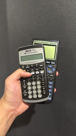 Texas Instruments TI-83 Plus & BA II Plus calculator