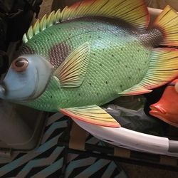 Big Plastic Fish To Hang On Wall