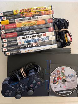 PlayStation 2 Console Bundle with 11 Games