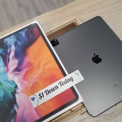 Apple iPad Pro 12.9in 4th Gen LTE + WIFI - $1 DOWN TODAY, NO CREDIT NEEDED