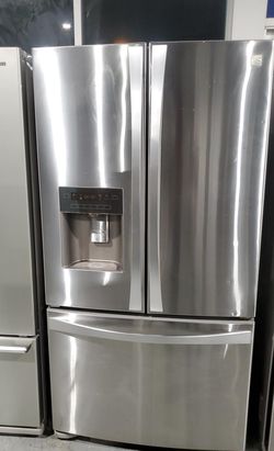 Kenmore 3-Door Stainless Steel Refrigerator Fridge
